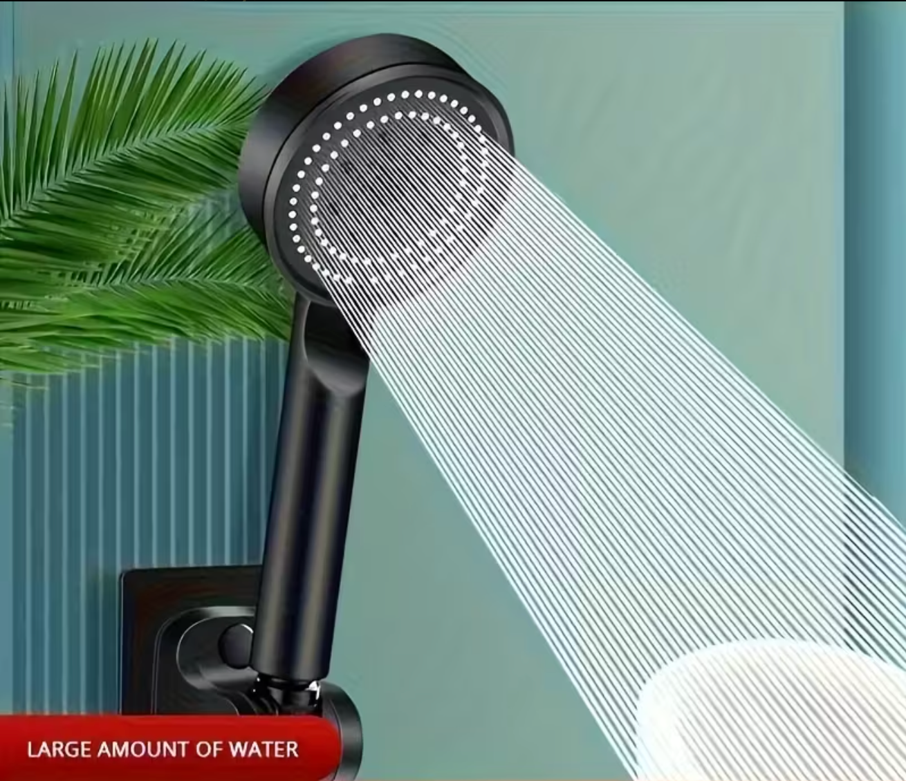 Water-Saving Adjustable Spray - 5-Mode High-Pressure Shower Head