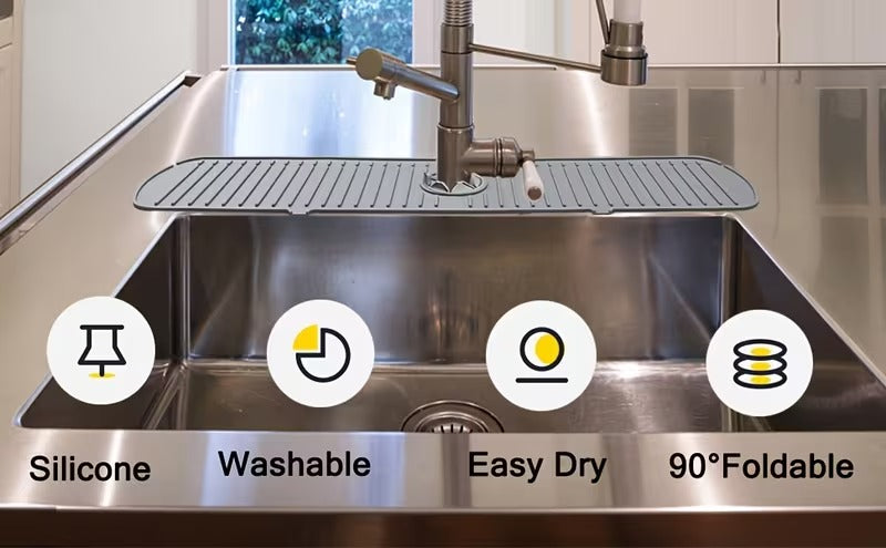 Haven & Co. | Ripple Guard Silicone Faucet Mat