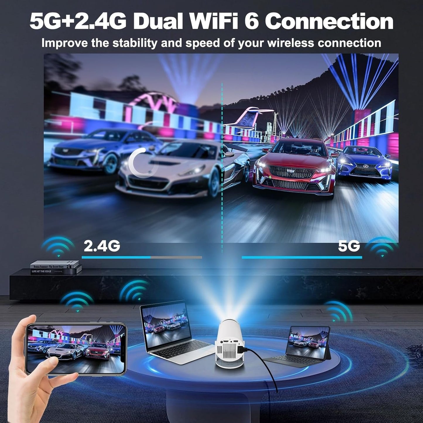 VistaBeam Portable Smart Projector - Haven&Co.VistaBeam Portable Smart ProjectorHaven&Co.Haven&Co.VistaBeam Portable Smart Projector