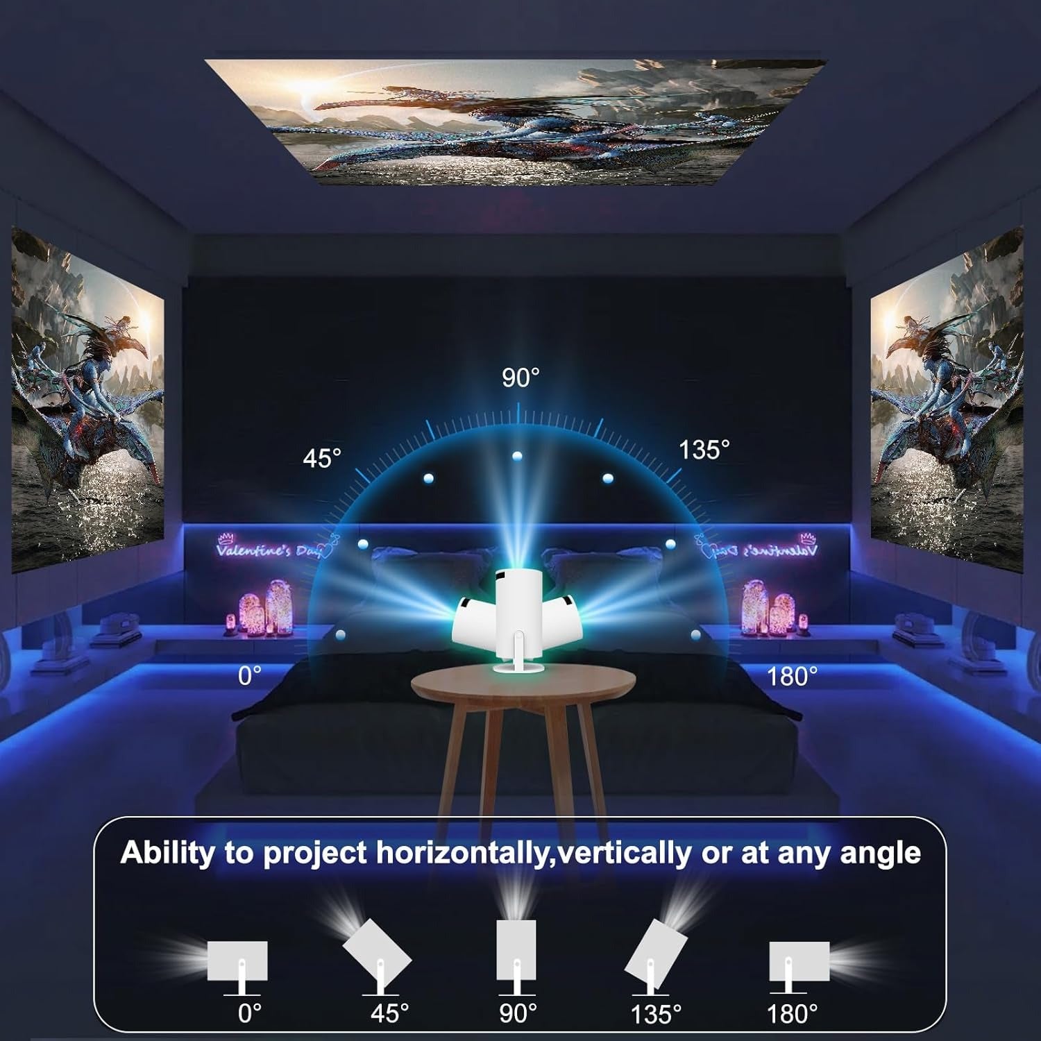 VistaBeam Portable Smart Projector - Haven&Co.VistaBeam Portable Smart ProjectorHaven&Co.Haven&Co.VistaBeam Portable Smart Projector